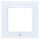 Shelly Set Zweifach-Schalter Wall Switch 2 White + Wall Frame 1 White + 2PM Gen3 – Smarte Schalterkombination