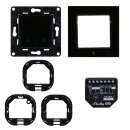 Shelly Set Zweifach-Schalter Wall Switch 2 Black + Wall...