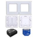 Shelly Set 2er Rahmen + Schalter Wall Switch 2 White +...