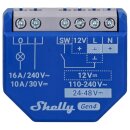 Shelly Set Smart-Home – Wall Switch 1 & 2 Black, Wall Frame 2 Black, Shelly 2PM Gen3 & Shelly 1 Gen4