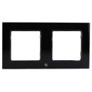 Shelly Set Smart-Home – Wall Switch 1 & 2 Black, Wall Frame 2 Black, Shelly 2PM Gen3 & Shelly 1 Gen4