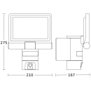 Steinel 092603 Sensor-LED-Strahler 21 W 2310 lm IP44 Mit...