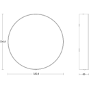 Steinel 088354 RS PRO A30 Sensor-LED-Innenleuchte 20.7 W...