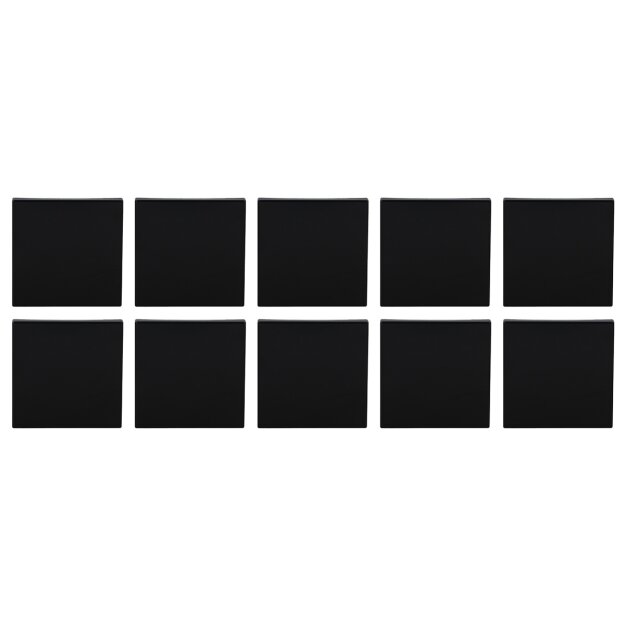 10x Jung LS990SW Wippe f. Schalter/Taster Schwarz Serie LS