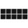10x Jung LS990SW Wippe f. Schalter/Taster Schwarz Serie LS