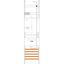 F-Tronic 7141318 Zählerfeld Z1BL-PV 1-feldrig...