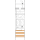 F-Tronic 7141030 Zählerfeld 1-feldrig H=1050mm 2-eHZ Kaskade 1 HSP E16-10-10L-PV