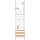 F-Tronic 7141178 Zählerfeld 1-feldrig H=1050mm 1-eHZ 16mm² mit DS Kaskade 1 HSP 1 Reserveplatz ER6DS-16L-PV