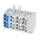 F-Tronic 7730019 Hauptleitungsabzweigklemme 25mm² 4polig CU/AL / HLAK4p25ALUgrbl Grau/Blau