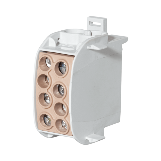 F-Tronic 7730026 Hauptleitungsabzweigklemme 35mm² 1polig CU/AL HLAK1p35ALUbr Braun