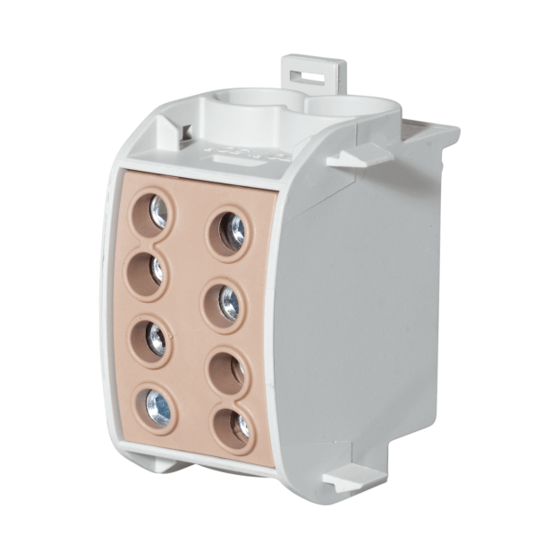 F-Tronic 7730040 Hauptleitungsabzweigklemme 70mm² 1polig CU/AL HLAK1p70ALUbr Braun