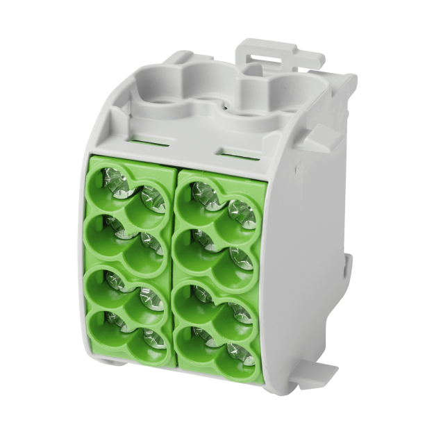 F-Tronic 7730007 Hauptleitungsabzweigklemme 25mm² 1polig CU grün/gelb Doppelblock HLAK1p25Dgnge HLAK1p25Dgnge