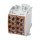 F-Tronic 7730008 Hauptleitungsabzweigklemme 25mm² 1polig CU Doppelblock HLAK1p25Dbr Braun