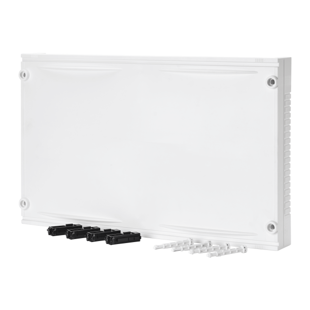 F-Tronic 7110628 Sicherungsabdeckung 2-reihig 2-feldrig geschl. mit Schrauben SIAD-2-2G-S