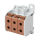 F-Tronic 7730066 Reihenklemme 50mm² 1polig 6 Anschlüsse CU/AL RKA50-1-6br Braun