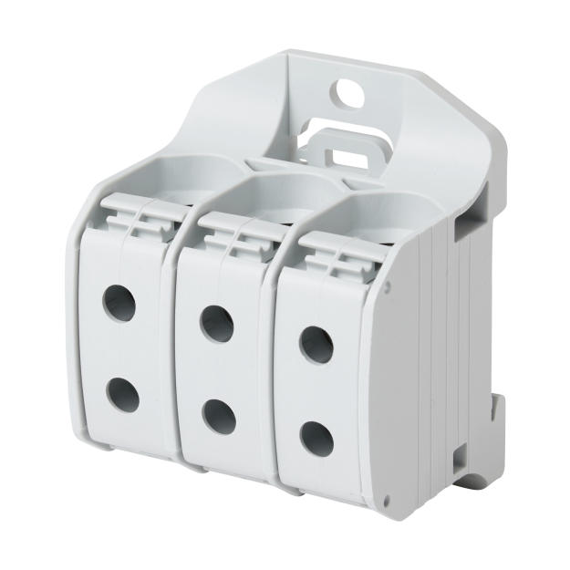 F-Tronic 7730068 Reihenklemme 50mm² 3polig CU/AL RKA3p50gr Grau