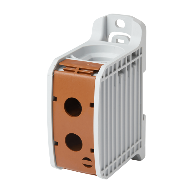 F-Tronic 7730088 Reihenklemme 185mm² 1polig CU/AL RKA185br Braun