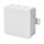 F-Tronic 7340471 FR Abzweigkasten 85x85x37mm IP55 mit Durchstoßmembran E1300ws Weiß