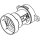 Kleinhuis 82B/13 Illuminations-Fassung E27 mit Loch IP 20 Höhe 53 6 mm Außen-Ø 37 mm Polybutylenterephthalat (PBT) Deckel PA Schwarz