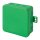 F-Tronic 7340473 FR Abzweigkasten 85x85x37mm IP55 mit Durchstoßmembran E1300gn Grün