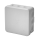 F-Tronic 7340475 FR Abzweigkasten 85x85x37mm IP55 o. Laschen m. Durchstoßmembran E1310gr Grau