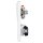 Jung Serie LS Komplett-Set Alpinweiß: LS995WW Serien Wippe + 505U Wippschalter Universal Einsatz + LS1520KIWW SCHUKO Steckdose mit Berührungsschutz + LS982WW Rahmen 2fach