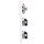 Jung Serie LS Komplett-Set Alpinweiß: LS990WW Wippe + 506U Wippschalter Universal Einsatz + 2x LS1520WW SCHUKO Steckdose + LS983WW Rahmen 3fach