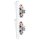 Jung Serie LS Komplett-Set Alpinweiß: 2x LS990WW Wippe + 2x 506U Wippschalter Universal Einsatz + LS982WW Rahmen 2fach