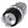 Siemens 3SU10504BF010AA0 Schlüsselschalter RONIS 22mm rund Metall hochglanz Schlüsselabzug O