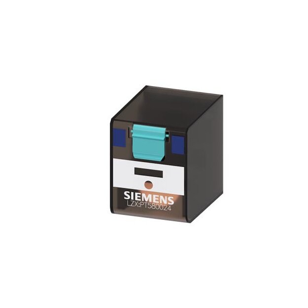 Siemens LZX:PT580024 Steckrelais 4 Wechsler hartvergoldet DC 24 V auch für LZS-Sockel