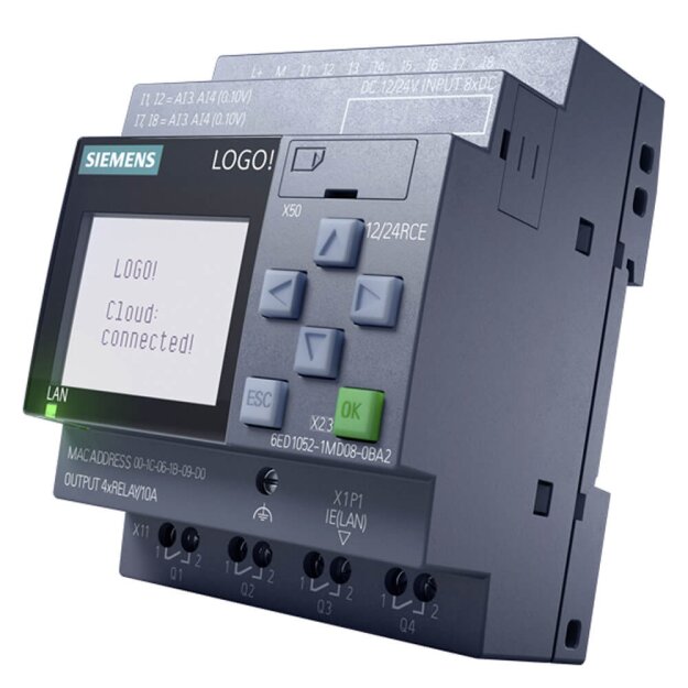 Siemens 6ED10521MD080BA2 LOGO! 12/24RCE Logikmodul