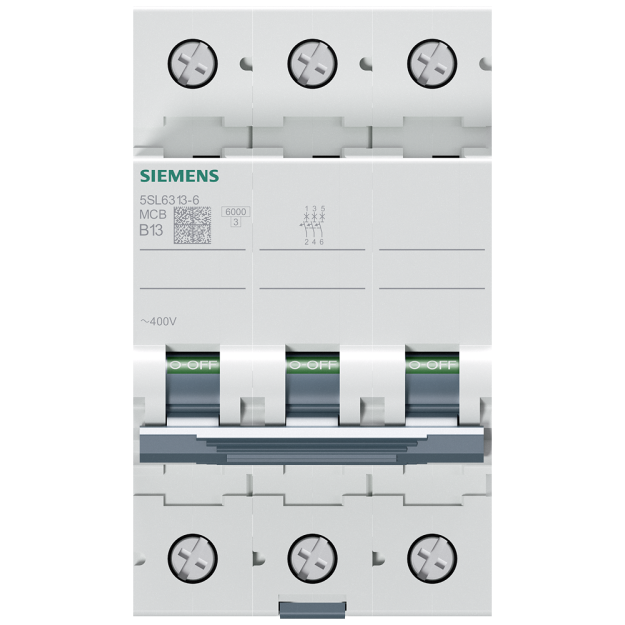 Siemens 5SL63136 Leitungsschutzschalter 400V 6kA 3-polig B 13A