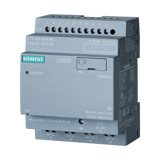 Siemens 6ED10522MD080BA2 LOGO! 12/24RCEO Logikmodul