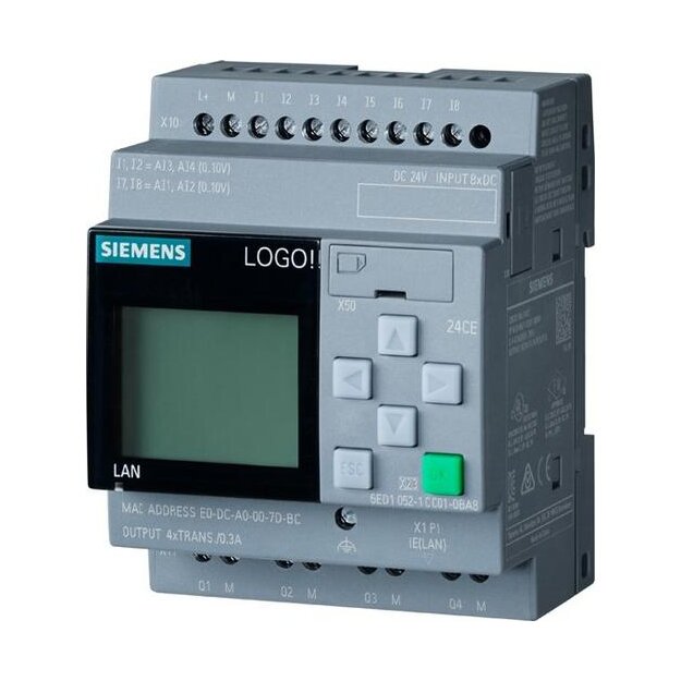 Siemens 6ED10521CC080BA2 LOGO! 24 CE Logikmodul
