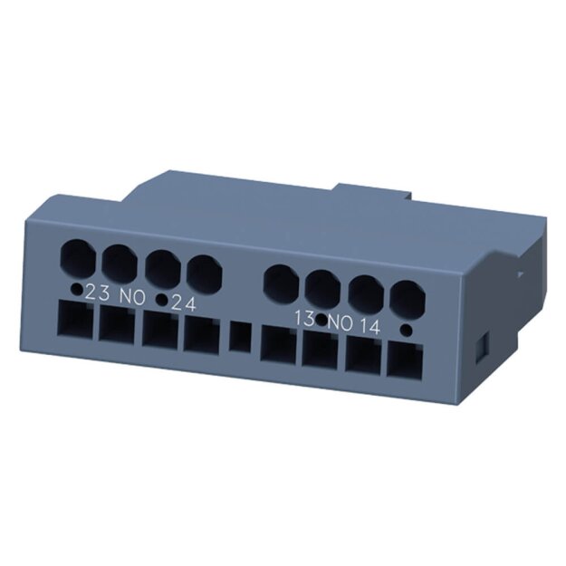 Siemens 3RV29012F Hilfsschalter querliegend 2S Federzuganschluss für Leistungsschalter S00/S0