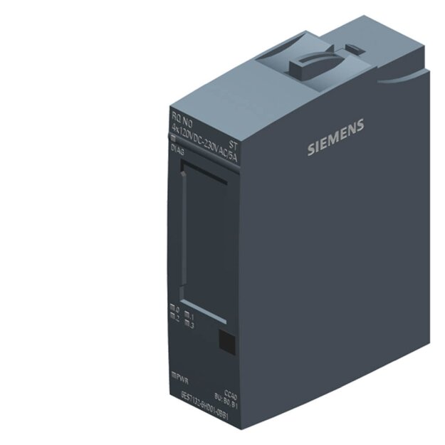 Siemens 6ES71326HD010BB1 SIMATIC ET 200SP Relaismodul RQ 4x120 VDC ... 230 VAC/5 A NO ST