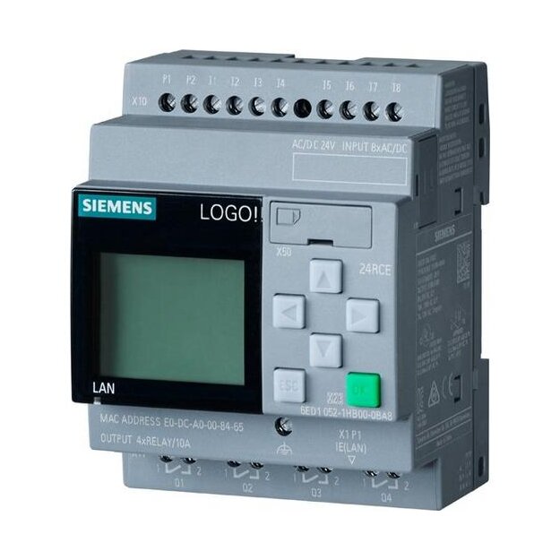 Siemens 6ED10521HB080BA2 LOGO! 24 RCE Logikmodul