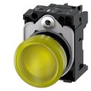 Siemens 3SU11526AA301AA0 Leuchtmelder 22mm rund Metall...