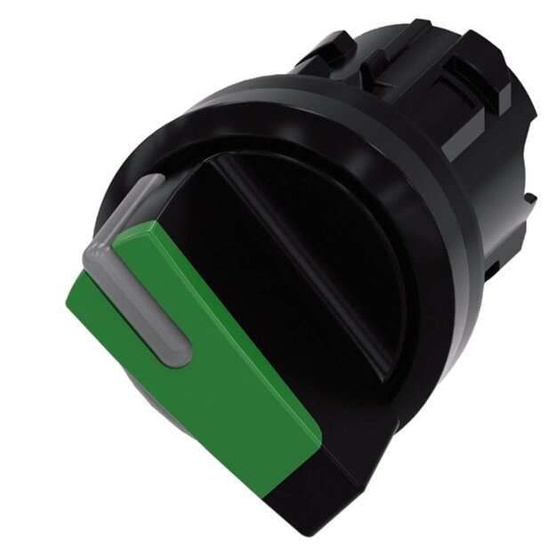 Siemens 3SU10022BF400AA0 Knebelschalter beleuchtbar 22mm rund Kunststoff Grün