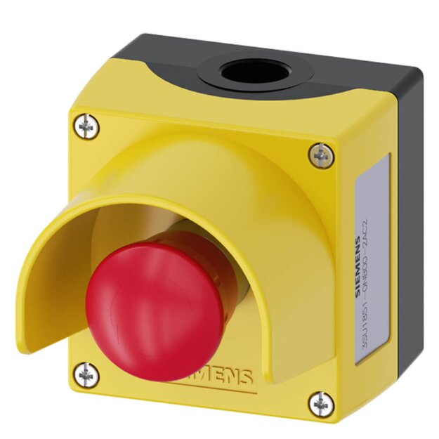 Siemens 3SU18510NB002AC2 Gehäuse für Befehlsgeräte 22 mm rund