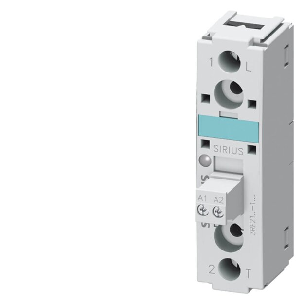 Siemens 3RF21201AA02 Halbleiterrelais 3RF2 1-phasig B=22,5mm 20A 24-230V/24V DC