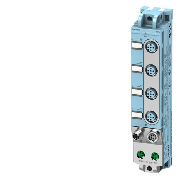 Siemens 6ES71445KD000BA0 SIMATIC ET 200AL Peripheriesystem AI 4xU/I/RTD 4x M12