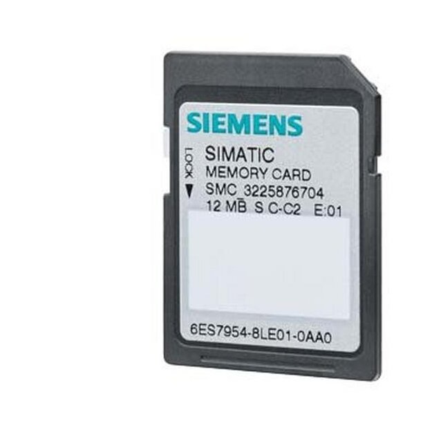 Siemens 6ES79548LE040AA0 SIMATIC S7 Speicherkarte 12 MB für S7-1x00 CPU