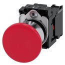 Siemens 3SU11501BA201CA0 Pilzdrucktaster 22mm rund Metall...