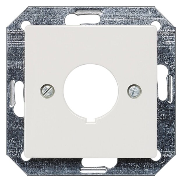 Siemens 5TG2568 DELTA i-system Abdeckplatte für Einbaubefehlsgeräte Durchmesser 22,5mm Titanweiß