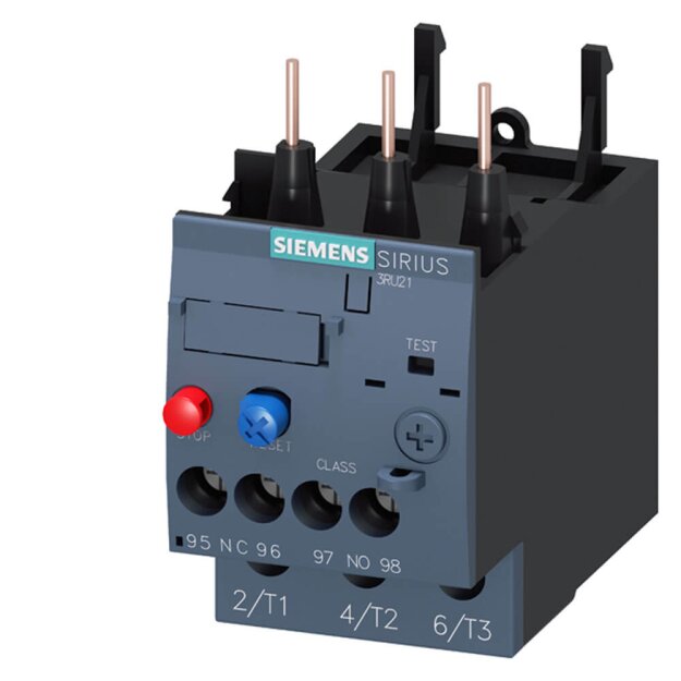Siemens 3RU21261JB0 Überlastrelais 7,0-10A Motorschutz S0 Class 10 Schützanbau