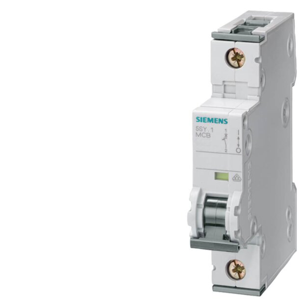 Siemens 5SY81047 Leitungsschutzschalter 230/400V T=70mm 25kA nach EN 60947-2 1P C4