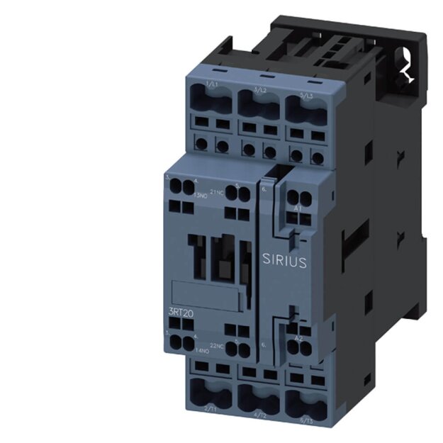 Siemens 3RT20272AL20 Schütz AC-3e 32 A/15 kW/400V 3-polig AC 230V 50/60Hz,1S+1Ö,Federzuganschluss
