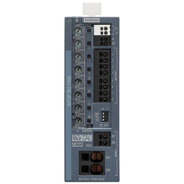 Siemens 6EP44387FB003DX0 Selektivitätsmodul SITOP SEL1200 DC 24 V/8 x 2 ... 10 A mit SMK oder Diagnosemodul