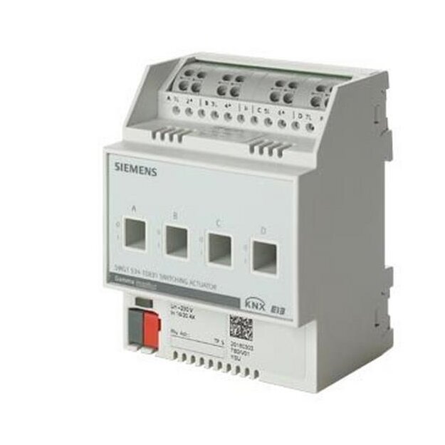 Siemens 5WG15341DB31 Schaltaktor 4 x AC 230 V 16 / 20 AX C-Last